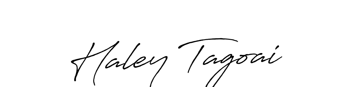 How to make Haley Tagoai signature? Antro_Vectra_Bolder is a professional autograph style. Create handwritten signature for Haley Tagoai name. Haley Tagoai signature style 7 images and pictures png