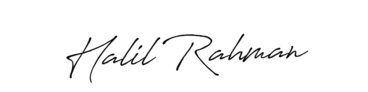 The best way (Antro_Vectra_Bolder) to make a short signature is to pick only two or three words in your name. The name Halil Rahman include a total of six letters. For converting this name. Halil Rahman signature style 7 images and pictures png