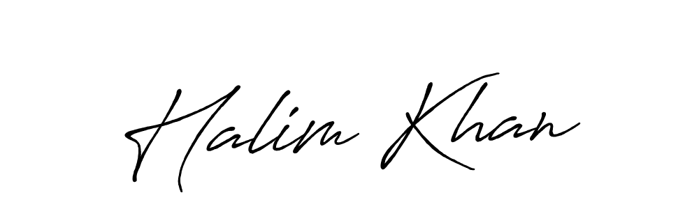You should practise on your own different ways (Antro_Vectra_Bolder) to write your name (Halim Khan) in signature. don't let someone else do it for you. Halim Khan signature style 7 images and pictures png