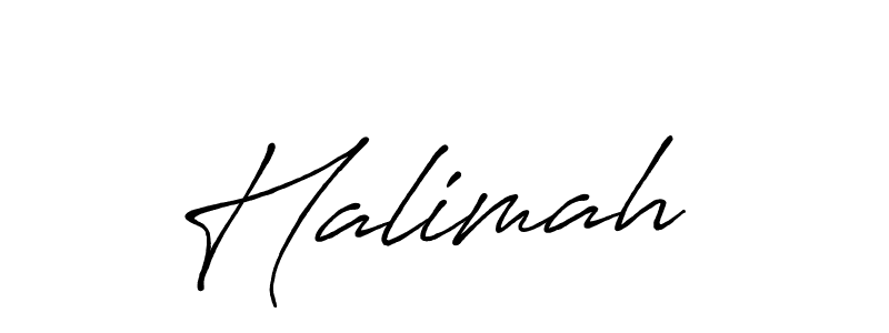 The best way (Antro_Vectra_Bolder) to make a short signature is to pick only two or three words in your name. The name Halimah  include a total of six letters. For converting this name. Halimah  signature style 7 images and pictures png