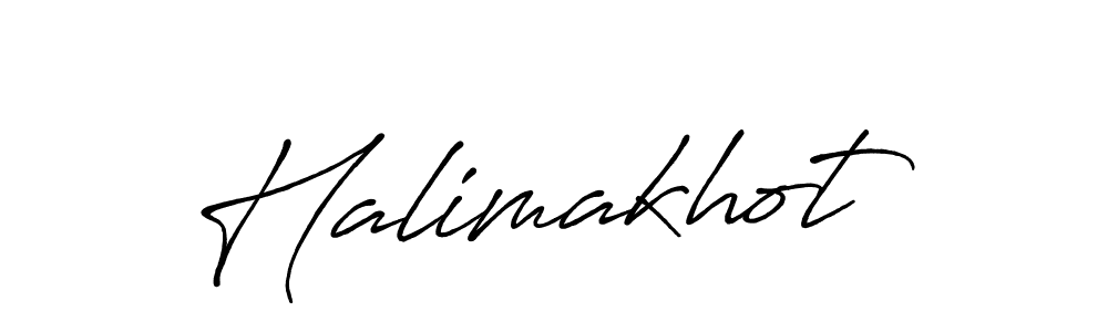 if you are searching for the best signature style for your name Halimakhot. so please give up your signature search. here we have designed multiple signature styles  using Antro_Vectra_Bolder. Halimakhot signature style 7 images and pictures png