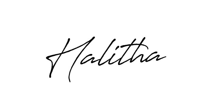 Once you've used our free online signature maker to create your best signature Antro_Vectra_Bolder style, it's time to enjoy all of the benefits that Halitha name signing documents. Halitha signature style 7 images and pictures png