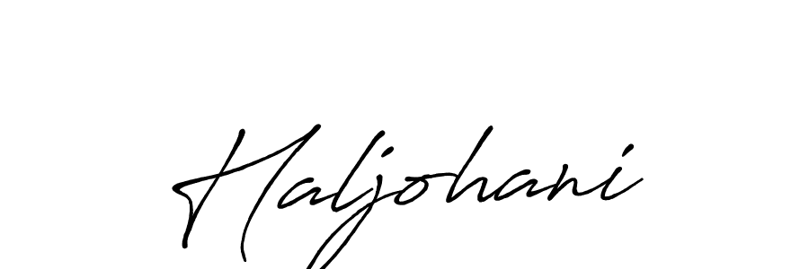 if you are searching for the best signature style for your name Haljohani. so please give up your signature search. here we have designed multiple signature styles  using Antro_Vectra_Bolder. Haljohani signature style 7 images and pictures png