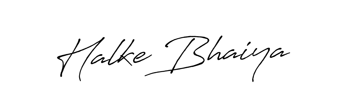 How to make Halke Bhaiya signature? Antro_Vectra_Bolder is a professional autograph style. Create handwritten signature for Halke Bhaiya name. Halke Bhaiya signature style 7 images and pictures png