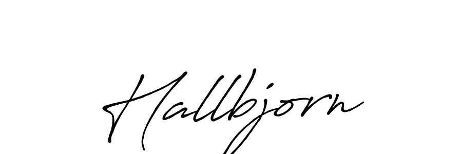 How to make Hallbjorn signature? Antro_Vectra_Bolder is a professional autograph style. Create handwritten signature for Hallbjorn name. Hallbjorn signature style 7 images and pictures png