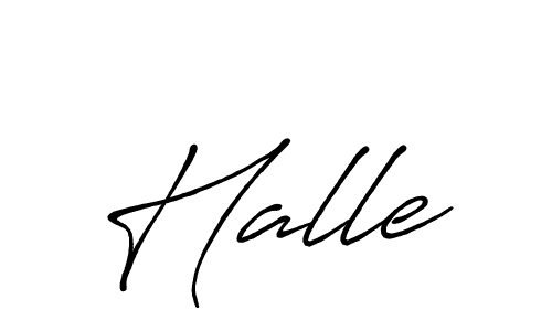 Once you've used our free online signature maker to create your best signature Antro_Vectra_Bolder style, it's time to enjoy all of the benefits that Halle name signing documents. Halle signature style 7 images and pictures png