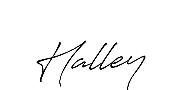 Use a signature maker to create a handwritten signature online. With this signature software, you can design (Antro_Vectra_Bolder) your own signature for name Halley. Halley signature style 7 images and pictures png
