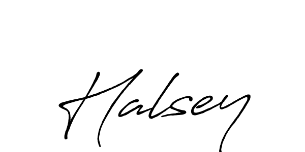 Use a signature maker to create a handwritten signature online. With this signature software, you can design (Antro_Vectra_Bolder) your own signature for name Halsey. Halsey signature style 7 images and pictures png