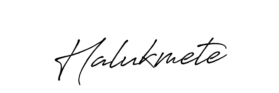 Use a signature maker to create a handwritten signature online. With this signature software, you can design (Antro_Vectra_Bolder) your own signature for name Halukmete. Halukmete signature style 7 images and pictures png