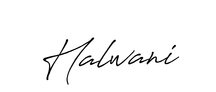Make a beautiful signature design for name Halwani. With this signature (Antro_Vectra_Bolder) style, you can create a handwritten signature for free. Halwani signature style 7 images and pictures png
