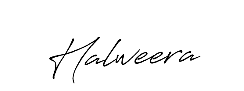 Design your own signature with our free online signature maker. With this signature software, you can create a handwritten (Antro_Vectra_Bolder) signature for name Halweera. Halweera signature style 7 images and pictures png