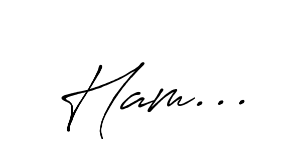 You can use this online signature creator to create a handwritten signature for the name Ham.... This is the best online autograph maker. Ham... signature style 7 images and pictures png