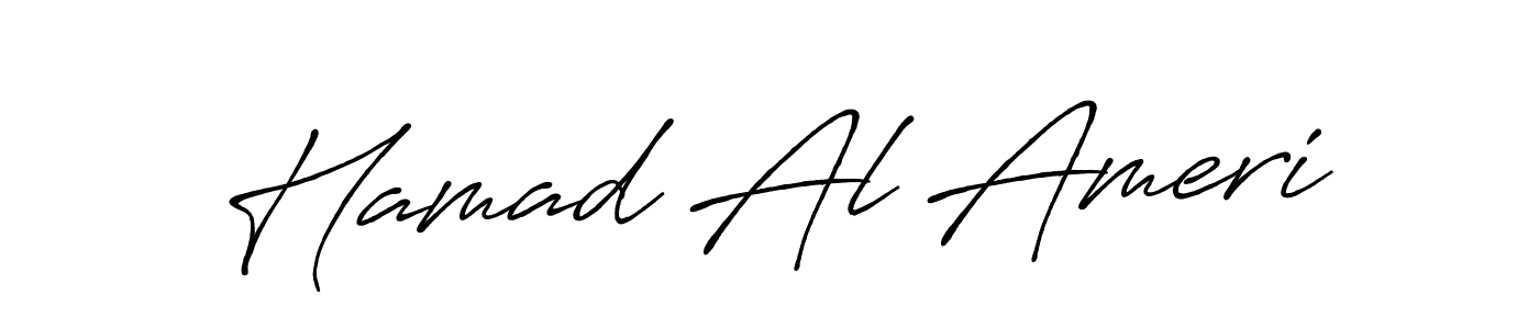 Also we have Hamad Al Ameri name is the best signature style. Create professional handwritten signature collection using Antro_Vectra_Bolder autograph style. Hamad Al Ameri signature style 7 images and pictures png