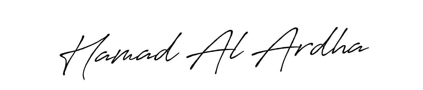 How to make Hamad Al Ardha signature? Antro_Vectra_Bolder is a professional autograph style. Create handwritten signature for Hamad Al Ardha name. Hamad Al Ardha signature style 7 images and pictures png
