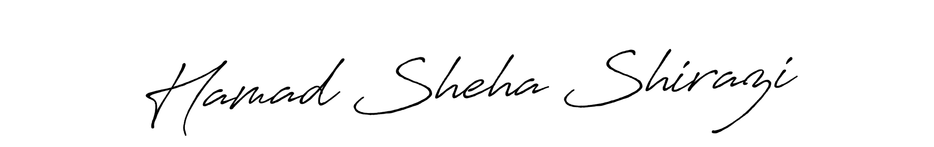 Hamad Sheha Shirazi stylish signature style. Best Handwritten Sign (Antro_Vectra_Bolder) for my name. Handwritten Signature Collection Ideas for my name Hamad Sheha Shirazi. Hamad Sheha Shirazi signature style 7 images and pictures png