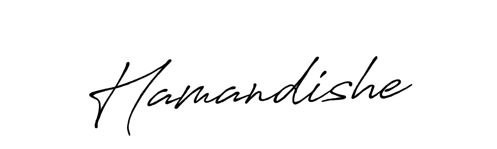 Also we have Hamandishe name is the best signature style. Create professional handwritten signature collection using Antro_Vectra_Bolder autograph style. Hamandishe signature style 7 images and pictures png