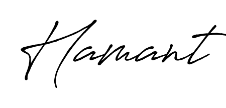 Practice writing Hamant with the flow of Antro_Vectra_Bolder lettering. A fantastic source of inspiration for developing your personal signature style. Hamant signature style 7 images and pictures png