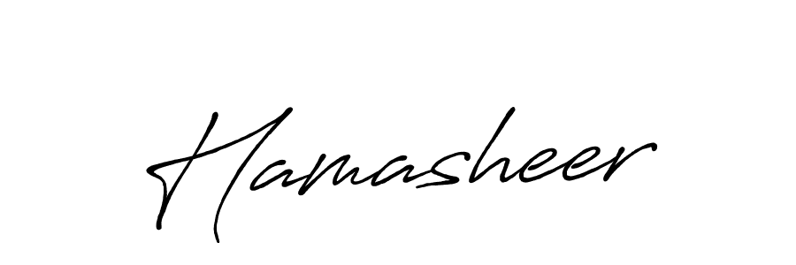 Hamasheer stylish signature style. Best Handwritten Sign (Antro_Vectra_Bolder) for my name. Handwritten Signature Collection Ideas for my name Hamasheer. Hamasheer signature style 7 images and pictures png