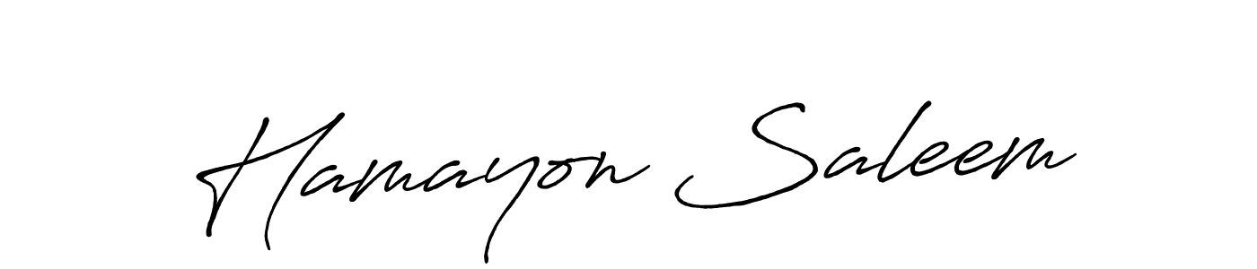 Make a short Hamayon Saleem signature style. Manage your documents anywhere anytime using Antro_Vectra_Bolder. Create and add eSignatures, submit forms, share and send files easily. Hamayon Saleem signature style 7 images and pictures png
