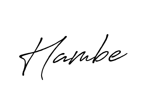 Best and Professional Signature Style for Hambe. Antro_Vectra_Bolder Best Signature Style Collection. Hambe signature style 7 images and pictures png