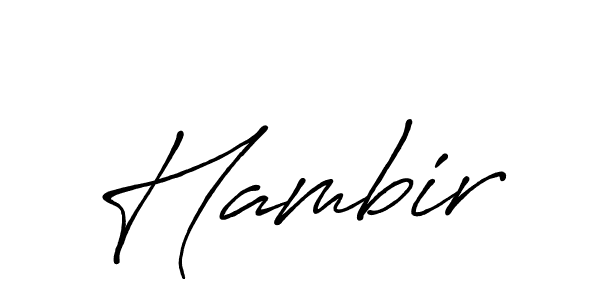 Make a beautiful signature design for name Hambir. Use this online signature maker to create a handwritten signature for free. Hambir signature style 7 images and pictures png