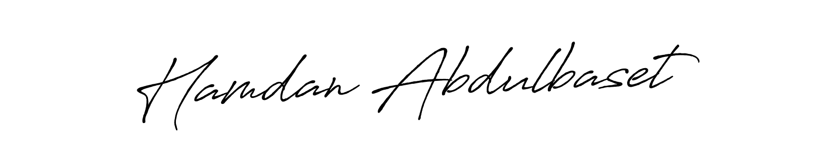 How to make Hamdan Abdulbaset signature? Antro_Vectra_Bolder is a professional autograph style. Create handwritten signature for Hamdan Abdulbaset name. Hamdan Abdulbaset signature style 7 images and pictures png