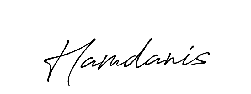 Design your own signature with our free online signature maker. With this signature software, you can create a handwritten (Antro_Vectra_Bolder) signature for name Hamdanis. Hamdanis signature style 7 images and pictures png
