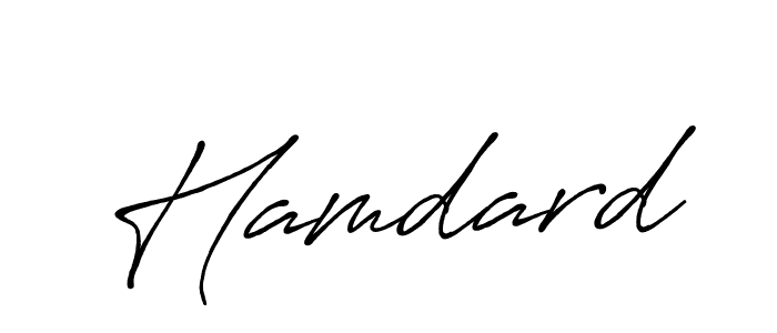 Make a beautiful signature design for name Hamdard. With this signature (Antro_Vectra_Bolder) style, you can create a handwritten signature for free. Hamdard signature style 7 images and pictures png