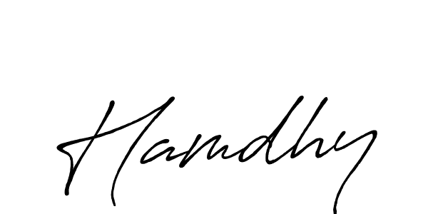 Design your own signature with our free online signature maker. With this signature software, you can create a handwritten (Antro_Vectra_Bolder) signature for name Hamdhy. Hamdhy signature style 7 images and pictures png