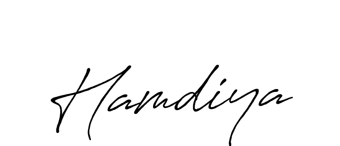 Make a beautiful signature design for name Hamdiya. Use this online signature maker to create a handwritten signature for free. Hamdiya signature style 7 images and pictures png