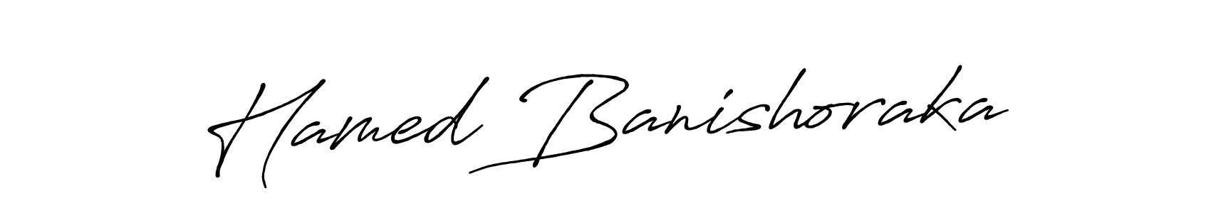 Here are the top 10 professional signature styles for the name Hamed Banishoraka. These are the best autograph styles you can use for your name. Hamed Banishoraka signature style 7 images and pictures png