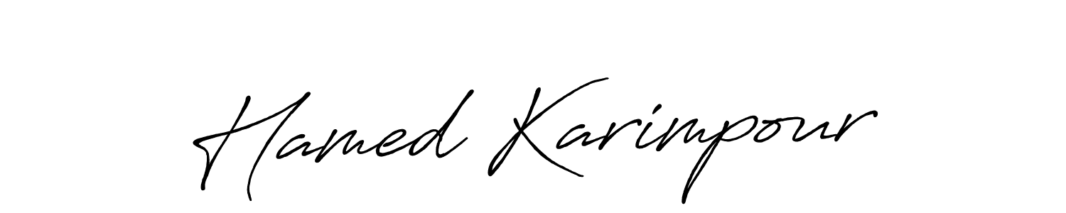 Once you've used our free online signature maker to create your best signature Antro_Vectra_Bolder style, it's time to enjoy all of the benefits that Hamed Karimpour name signing documents. Hamed Karimpour signature style 7 images and pictures png
