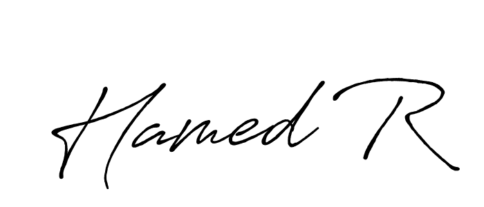 Best and Professional Signature Style for Hamed R. Antro_Vectra_Bolder Best Signature Style Collection. Hamed R signature style 7 images and pictures png