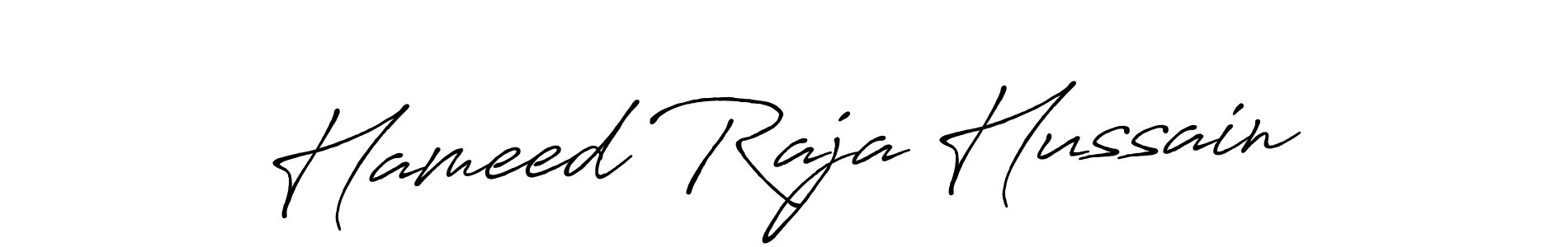 It looks lik you need a new signature style for name Hameed Raja Hussain. Design unique handwritten (Antro_Vectra_Bolder) signature with our free signature maker in just a few clicks. Hameed Raja Hussain signature style 7 images and pictures png