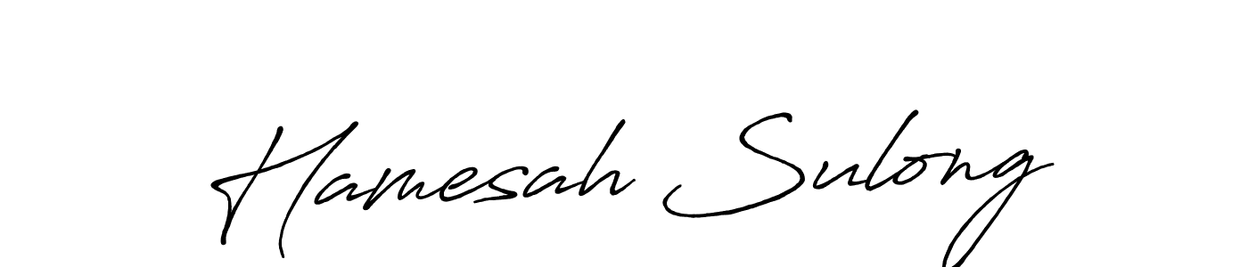 How to Draw Hamesah Sulong signature style? Antro_Vectra_Bolder is a latest design signature styles for name Hamesah Sulong. Hamesah Sulong signature style 7 images and pictures png