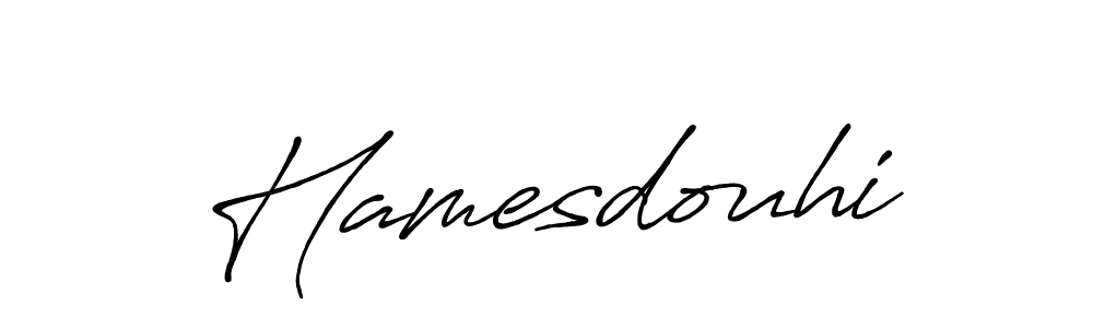 It looks lik you need a new signature style for name Hamesdouhi. Design unique handwritten (Antro_Vectra_Bolder) signature with our free signature maker in just a few clicks. Hamesdouhi signature style 7 images and pictures png