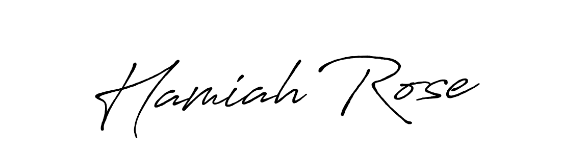 Antro_Vectra_Bolder is a professional signature style that is perfect for those who want to add a touch of class to their signature. It is also a great choice for those who want to make their signature more unique. Get Hamiah Rose name to fancy signature for free. Hamiah Rose signature style 7 images and pictures png