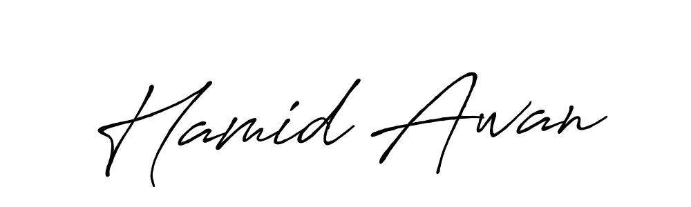How to Draw Hamid Awan signature style? Antro_Vectra_Bolder is a latest design signature styles for name Hamid Awan. Hamid Awan signature style 7 images and pictures png