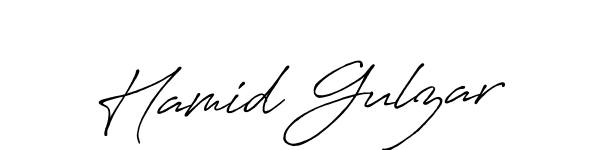 Hamid Gulzar stylish signature style. Best Handwritten Sign (Antro_Vectra_Bolder) for my name. Handwritten Signature Collection Ideas for my name Hamid Gulzar. Hamid Gulzar signature style 7 images and pictures png