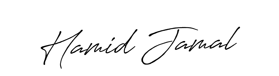 Similarly Antro_Vectra_Bolder is the best handwritten signature design. Signature creator online .You can use it as an online autograph creator for name Hamid Jamal. Hamid Jamal signature style 7 images and pictures png