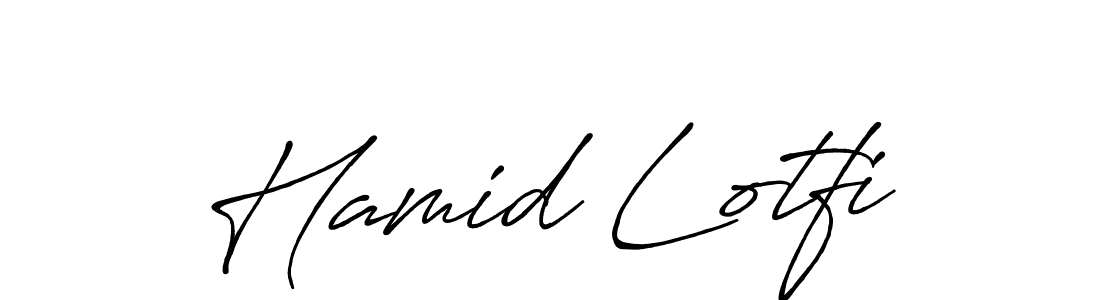 It looks lik you need a new signature style for name Hamid Lotfi. Design unique handwritten (Antro_Vectra_Bolder) signature with our free signature maker in just a few clicks. Hamid Lotfi signature style 7 images and pictures png