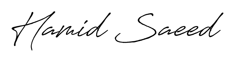 It looks like you need a new signature style for name Hamid Saeed. Design unique handwritten (Antro_Vectra_Bolder) signature with our free signature maker in just a few clicks. Hamid Saeed signature style 7 images and pictures png