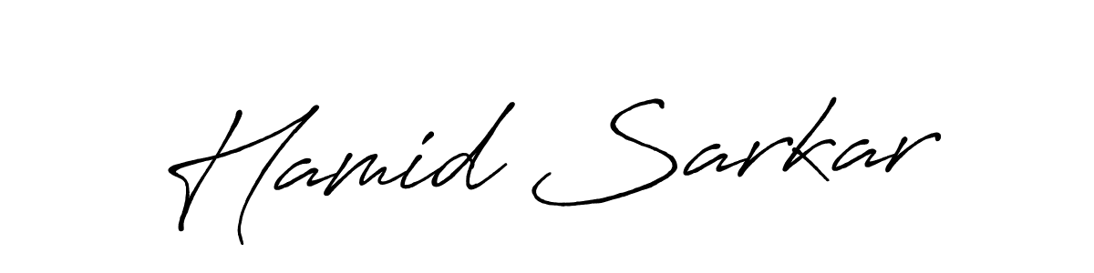 The best way (Antro_Vectra_Bolder) to make a short signature is to pick only two or three words in your name. The name Hamid Sarkar include a total of six letters. For converting this name. Hamid Sarkar signature style 7 images and pictures png
