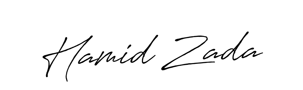 Similarly Antro_Vectra_Bolder is the best handwritten signature design. Signature creator online .You can use it as an online autograph creator for name Hamid Zada. Hamid Zada signature style 7 images and pictures png