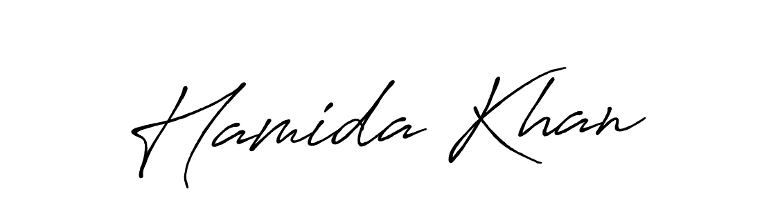 Once you've used our free online signature maker to create your best signature Antro_Vectra_Bolder style, it's time to enjoy all of the benefits that Hamida Khan name signing documents. Hamida Khan signature style 7 images and pictures png