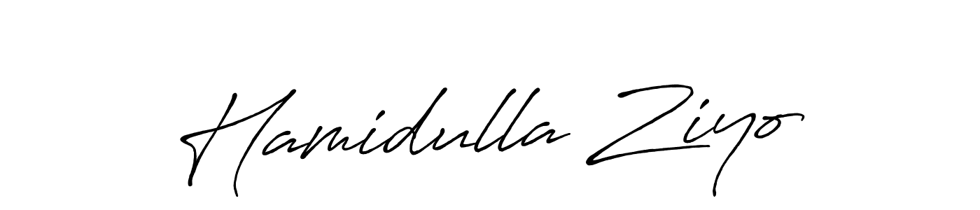 Use a signature maker to create a handwritten signature online. With this signature software, you can design (Antro_Vectra_Bolder) your own signature for name Hamidulla Ziyo. Hamidulla Ziyo signature style 7 images and pictures png