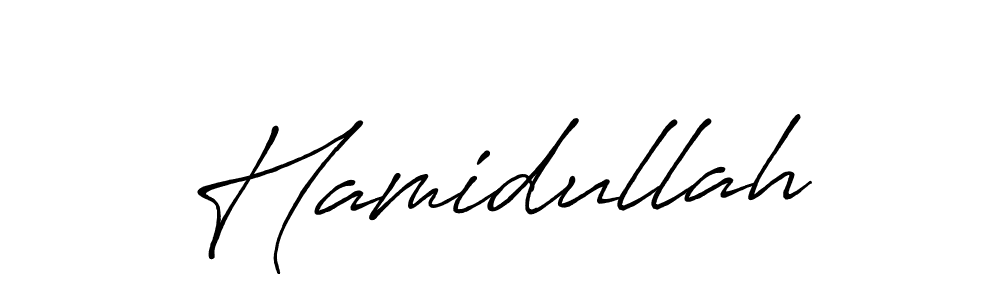 You should practise on your own different ways (Antro_Vectra_Bolder) to write your name (Hamidullah) in signature. don't let someone else do it for you. Hamidullah signature style 7 images and pictures png