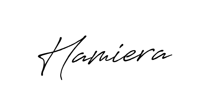 Antro_Vectra_Bolder is a professional signature style that is perfect for those who want to add a touch of class to their signature. It is also a great choice for those who want to make their signature more unique. Get Hamiera name to fancy signature for free. Hamiera signature style 7 images and pictures png