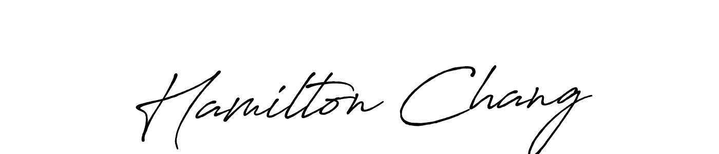 Also You can easily find your signature by using the search form. We will create Hamilton Chang name handwritten signature images for you free of cost using Antro_Vectra_Bolder sign style. Hamilton Chang signature style 7 images and pictures png