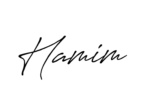 Also we have Hamim name is the best signature style. Create professional handwritten signature collection using Antro_Vectra_Bolder autograph style. Hamim signature style 7 images and pictures png